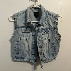 Highway Jeans Light Blue Denim Vest